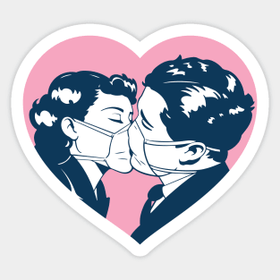 Love in the Time of Covid Sticker